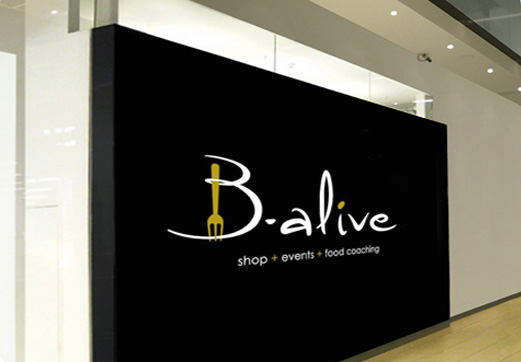 logotipo para B-alive