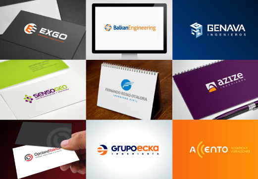  Diseño de logotipos para empresas de ingenieria