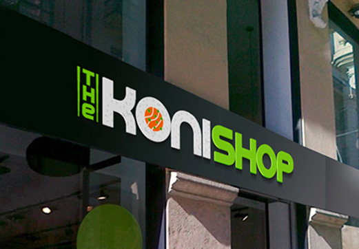 Diseño de Logo para The Koni Shop