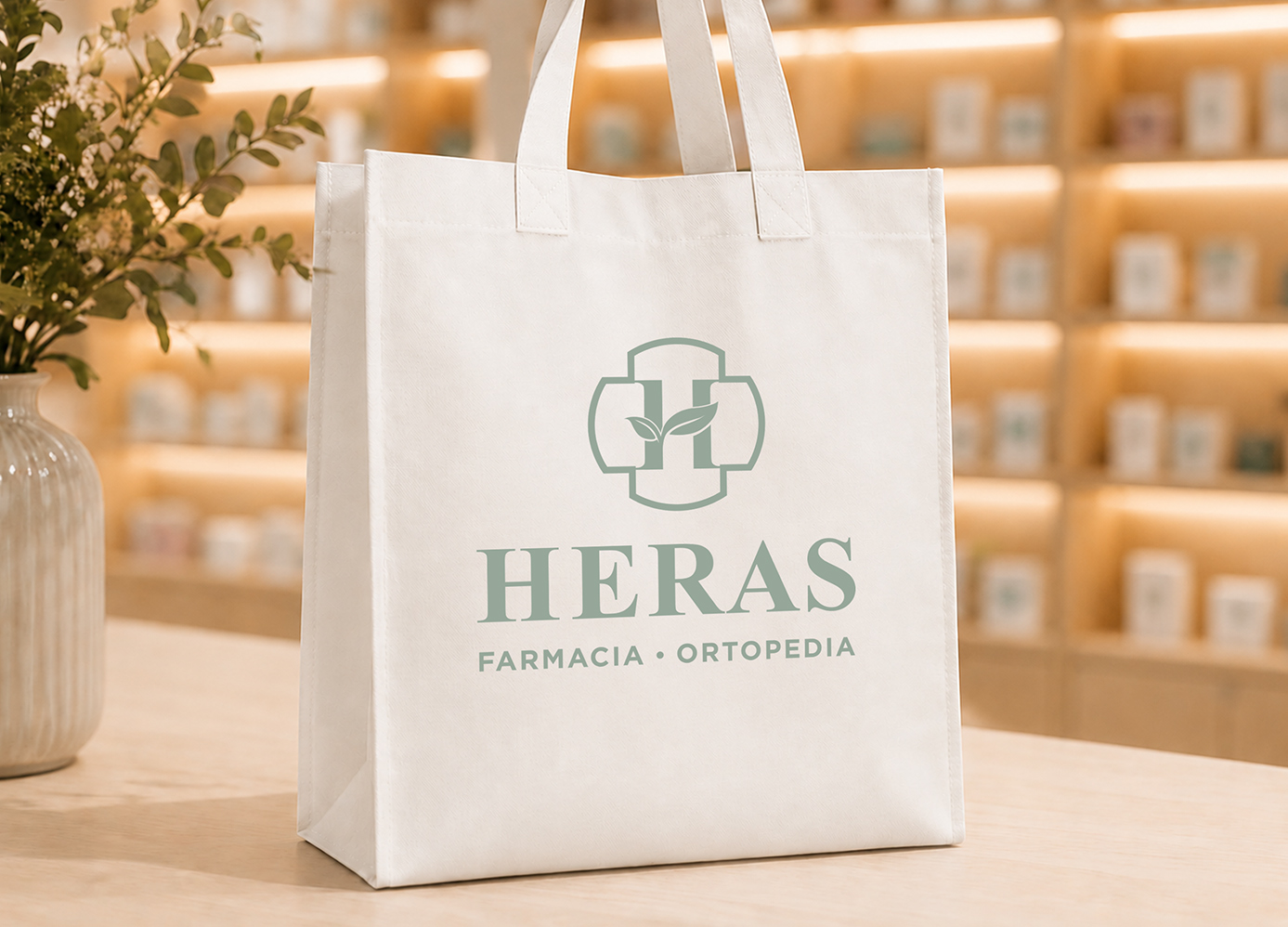 Diseño de logotipo profesionales para farmacias y ortopedias en Granada Madrid Barcelona y Pamplona