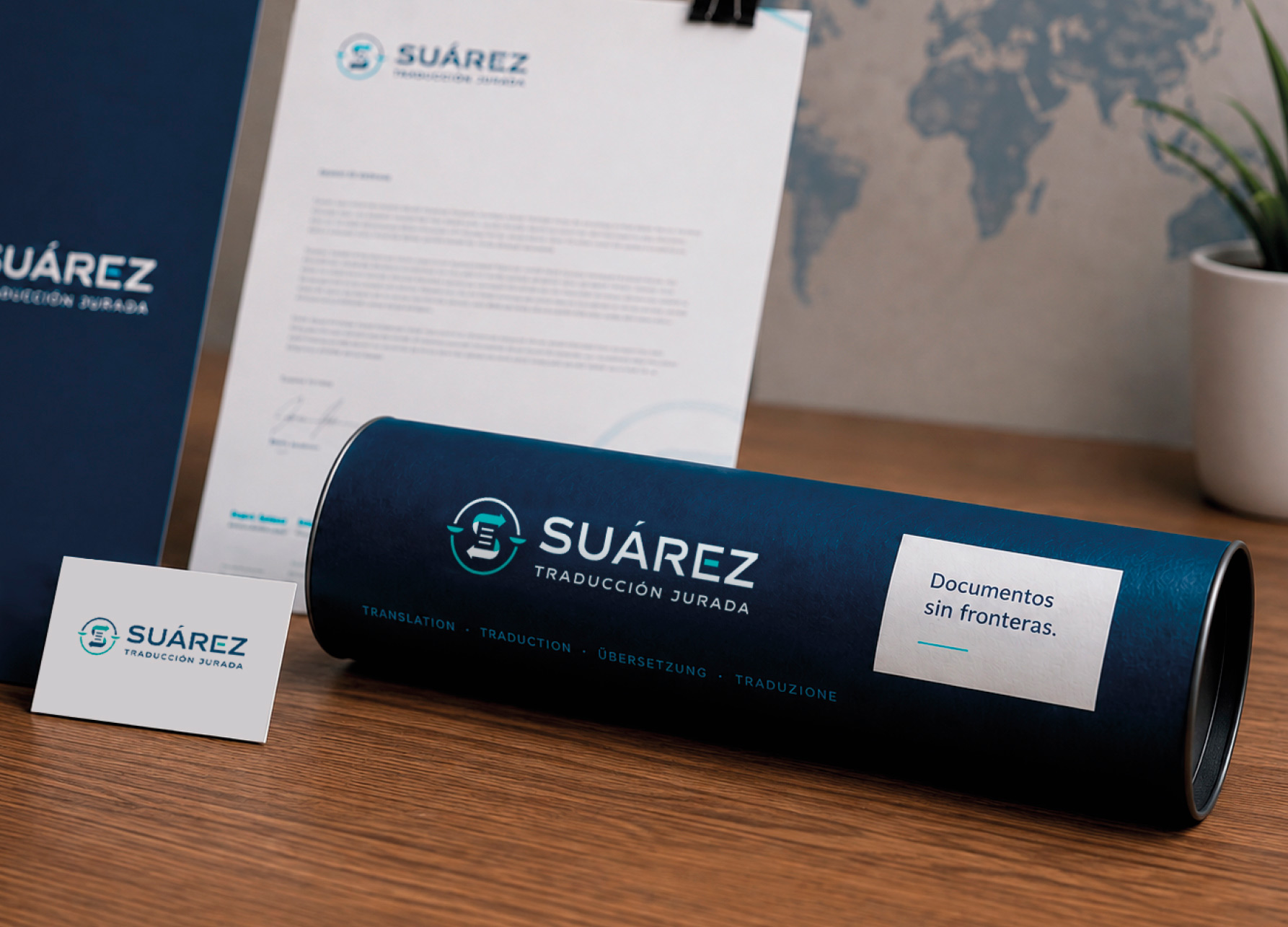 Diseño de logotipos profesionales para traductores jurados