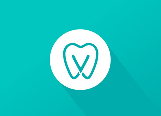 Logotipo personalizado para clinica odontologica en Barcelona. Lo